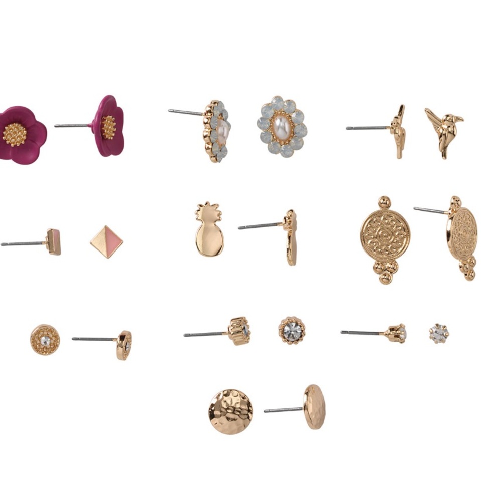 Park Lane Smiley Earrings (set of 10!)